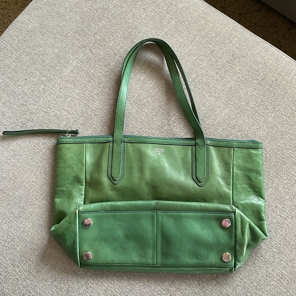 Fossil green handbag - Picture 3 of 10